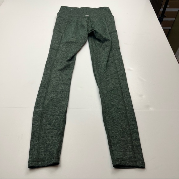 Aerie Green High-Waisted Leggings Womens Size Small Athletic Athleisure Stretch - Picture 12 of 12